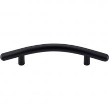 Top Knobs M535 - Curved Bar Pull 3 3/4 Inch (c-c) Flat Black