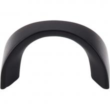 Top Knobs M554 - Crescent U-Pull 1 1/4 Inch (c-c) Flat Black