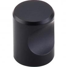 Top Knobs M581 - Nouveau Indent Knob 3/4 Inch Flat Black