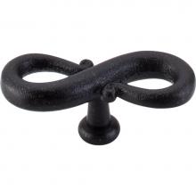 Top Knobs M632 - S-Shaped Knob 3 1/4 Inch Patina Black