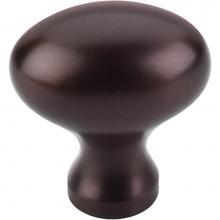 Top Knobs M750 - Egg Knob 1 1/4 Inch Oil Rubbed Bronze
