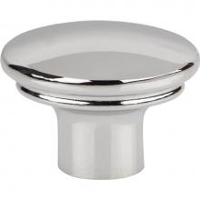 Top Knobs TK3051PC - Julian Oval Knob 1 3/8 Inch Polished Chrome