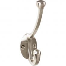 Top Knobs TK1064BSN - Bergen Hook 5 9/16 Inch Brushed Satin Nickel