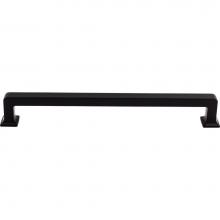 Top Knobs TK710BLK - Ascendra Appliance Pull 18 Inch (c-c) Flat Black