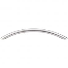 Top Knobs SS16 - Solid Bowed Bar Pull 6 5/16 Inch (c-c) Brushed Stainless Steel