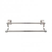 Top Knobs STK7PN - Stratton Bath Towel Bar 18 Inch Double Polished Nickel