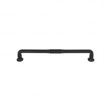 Top Knobs TK1008BLK - Kent Appliance Pull 12 Inch (c-c) Flat Black