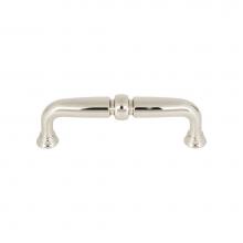 Top Knobs TK1021PN - Henderson Pull 3 3/4 Inch (c-c) Polished Nickel