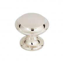Top Knobs TK1050PN - Barrow Knob 1 1/4 Inch Polished Nickel
