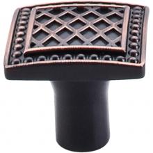 Top Knobs TK174TB - Trevi Square Knob 1 1/4 Inch Tuscan Bronze