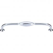 Top Knobs TK233PC - Chareau (R) D Pull 8 13/16 Inch (c-c) Polished Chrome