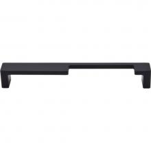 Top Knobs TK260BLK - Modern Metro Notch Pull B 7 Inch (c-c) Flat Black