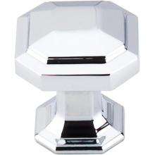 Top Knobs TK286PC - Emerald Knob 1 1/8 Inch Polished Chrome