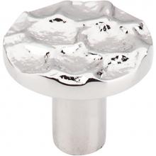 Top Knobs TK296PN - Cobblestone Round Knob 1 3/8 Inch Polished Nickel