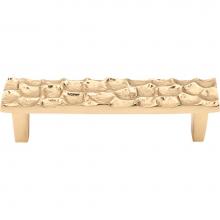 Top Knobs TK304BR - Cobblestone Pull 3 3/4 Inch (c-c) Brass
