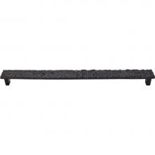 Top Knobs TK309CB - Cobblestone Pull 12 9/16 Inch (c-c) Coal Black