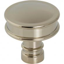 Top Knobs TK3140PN - Cranford Knob 1 1/4 Inch Polished Nickel