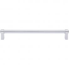 Top Knobs TK3214PC - Lawrence Pull 8 13/16 Inch (c-c) Polished Chrome