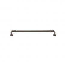 Top Knobs TK325AG - Reeded Pull 9 Inch (c-c) Ash Gray