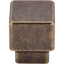 Top Knobs TK32GBZ - Tapered Square Knob 1 Inch German Bronze