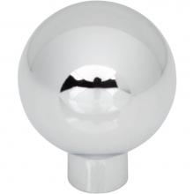Top Knobs TK3340PC - Brockwell Knob 1 1/8 Inch Polished Chrome