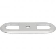 Top Knobs TK3351PC - Brockwell Backplate 2 3/4 Inch Polished Chrome