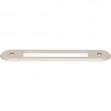 Top Knobs TK3352PN - Brockwell Backplate 3 3/4 Inch (c-c) Polished Nickel