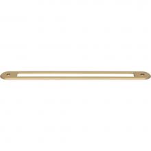 Top Knobs TK3355HB - Brockwell Backplate 7 9/16 Inch (c-c) Honey Bronze