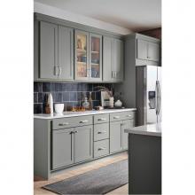 Top Knobs TK3356PN - Brockwell Backplate 8 13/16 Inch (c-c) Polished Nickel