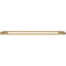 Top Knobs TK3358HB - Brockwell Appliance Backplate 12 Inch (c-c) Honey Bronze