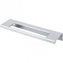 Top Knobs TK521PC - Europa Cut Out Tab Pull 5 Inch (c-c) Polished Chrome