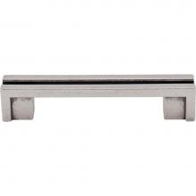 Top Knobs TK55PTA - Flat Rail Pull 3 1/2 Inch (c-c) Pewter Antique