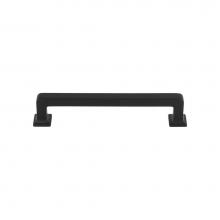 Top Knobs TK704BLK - Ascendra Pull 5 1/16 Inch (c-c) Flat Black