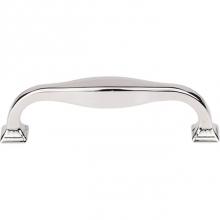 Top Knobs TK722PN - Contour Pull 3 3/4 Inch (c-c) Polished Nickel