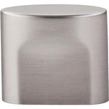 Top Knobs TK73BSN - Oval Slot Knob 3/4 Inch (c-c) Brushed Satin Nickel