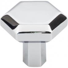 Top Knobs TK792PC - Lydia Knob 1 1/4 Inch Polished Chrome