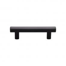 Top Knobs TK903BLK - Hillmont Pull 3 Inch (c-c) Flat Black