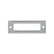 Top Knobs TK923PC - Hollin Backplate 3 Inch Polished Chrome