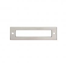 Top Knobs TK924BSN - Hollin Backplate 3 3/4 Inch Brushed Satin Nickel