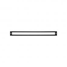 Top Knobs TK929BLK - Hollin Backplate 12 Inch Flat Black