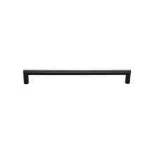Top Knobs TK945BLK - Kinney Pull 8 13/16 Inch (c-c) Flat Black
