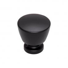 Top Knobs TK961BLK - Allendale Knob 1 1/4 Inch Flat Black