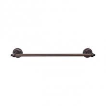Top Knobs TUSC6ORB - Tuscany Bath Towel Bar 18 Inch Single Oil Rubbed Bronze