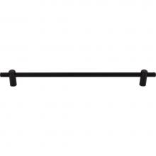 Top Knobs TK3259BLK - Dempsey Appliance Pull 18 Inch (c-c) Flat Black