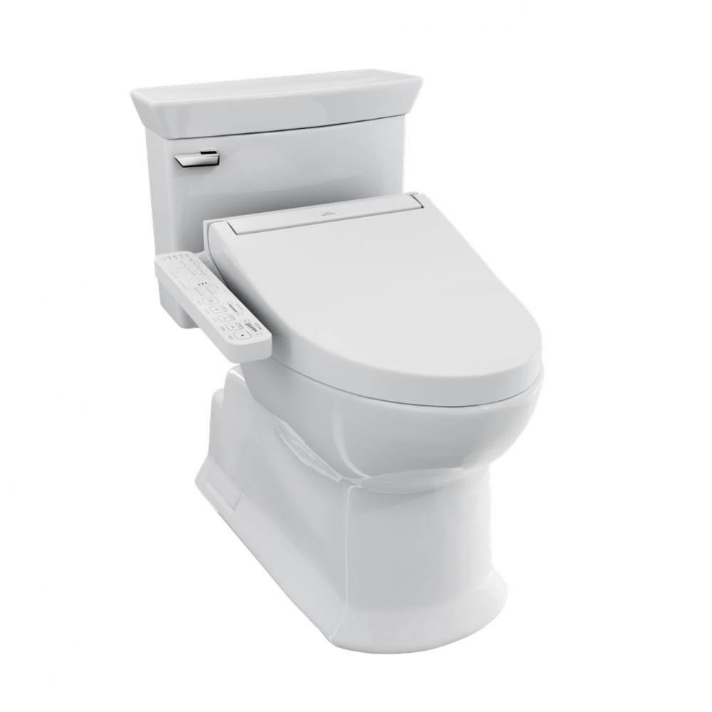WASHLET®+ Soirée® Elongated 1.28 GPF Universal Height Toilet with C2 Bidet Seat, Co