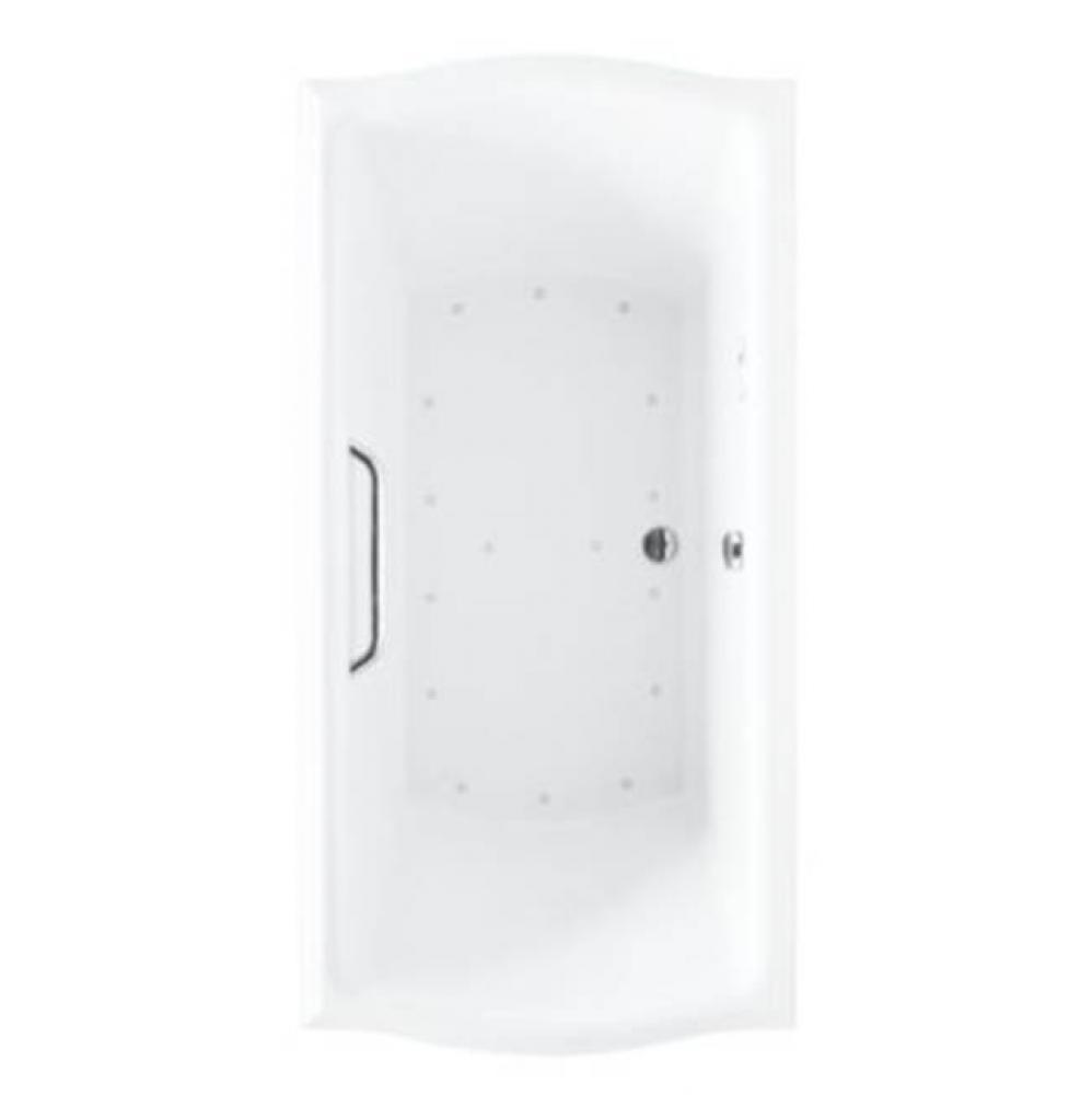 Acrylic Airbath Clayton 6032 Cotton Pn Grab Bar R Blower