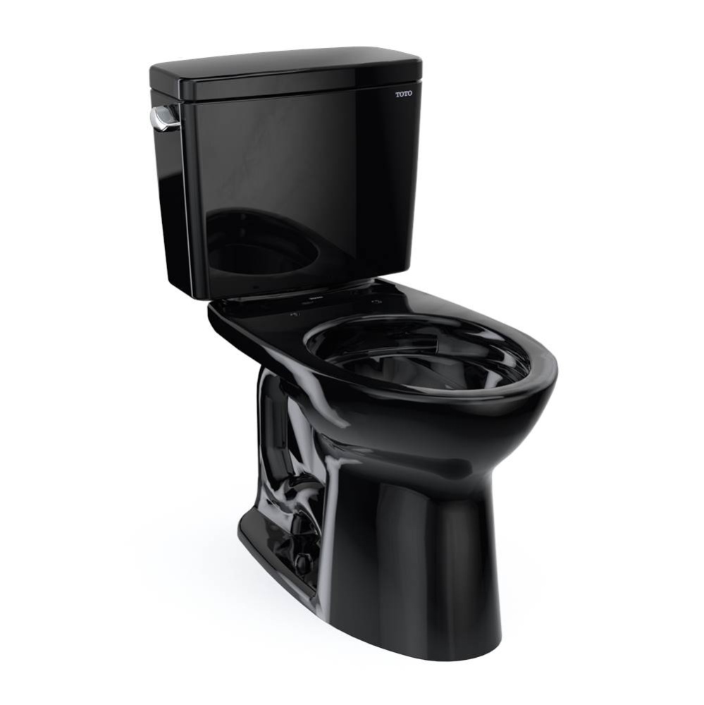 Drake® Two-Piece Elongated 1.28 GPF TORNADO FLUSH® Toilet, Ebony