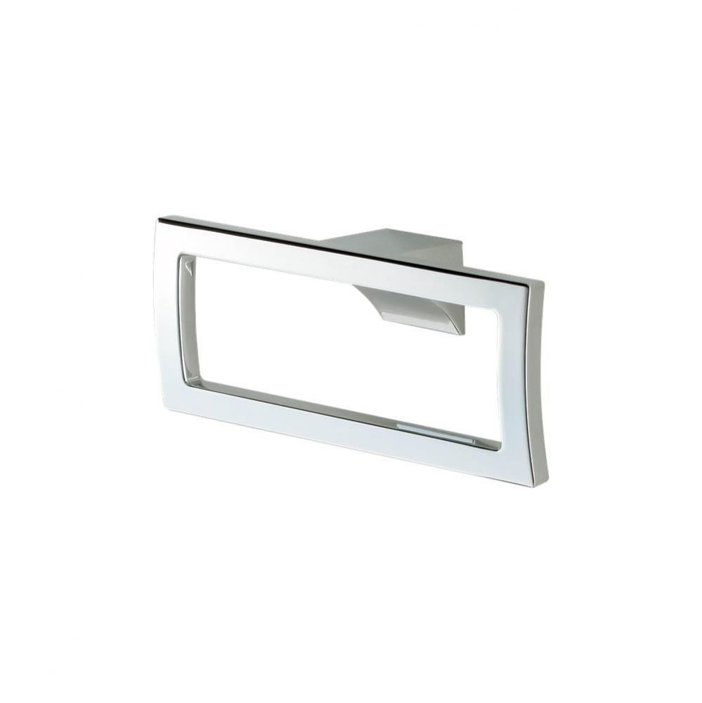 G Series Square Towel Ring, Polished Chrome