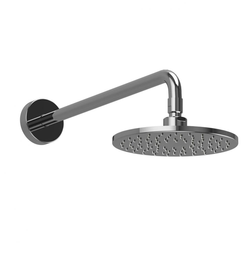 Modern Series Aero Rain Shower 8 Inch 2.5 GPM Showerhead, Polished Chrome