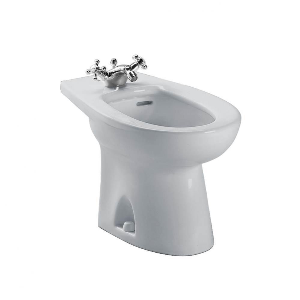 Piedmont® Single Hole Deck Mounted Faucet Bidet, Colonial White